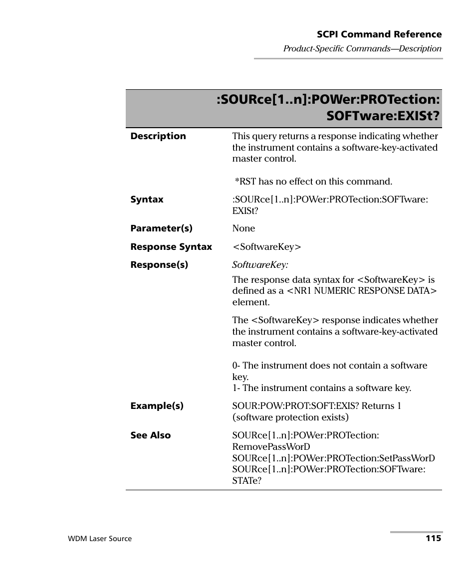 Source[1..n]:power:protection: software:exist | EXFO IQS-2400 WDM Laser Source for IQS-500/600 User Manual | Page 121 / 194