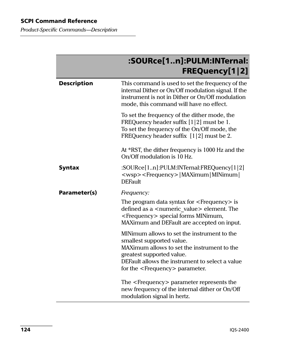 Source[1..n]:pulm:internal: frequency[1|2 | EXFO IQS-2400 WDM Laser Source for IQS-500/600 User Manual | Page 130 / 194