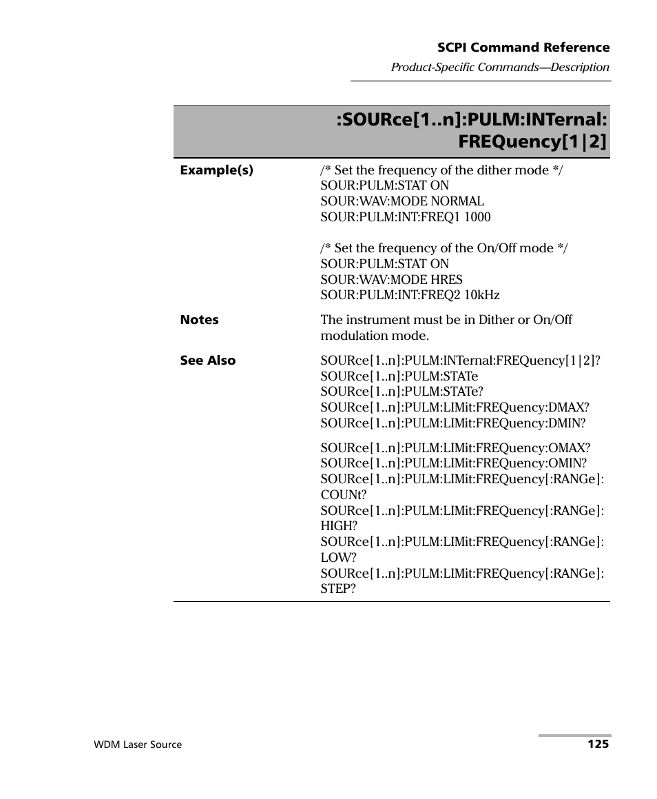 Source[1..n]:pulm:internal: frequency[1|2 | EXFO IQS-2400 WDM Laser Source for IQS-500/600 User Manual | Page 131 / 194