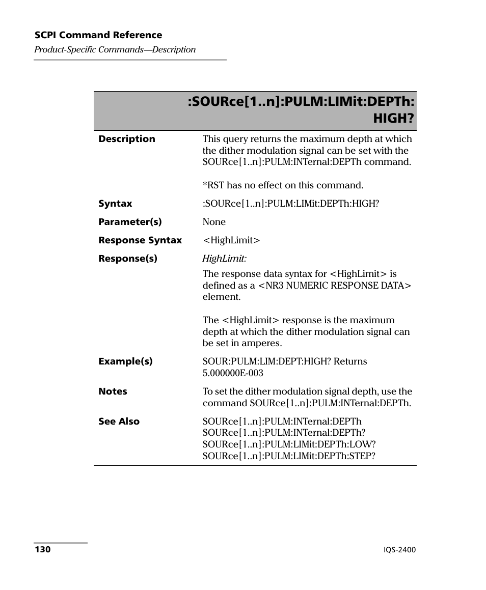 Source[1..n]:pulm:limit:depth: high | EXFO IQS-2400 WDM Laser Source for IQS-500/600 User Manual | Page 136 / 194