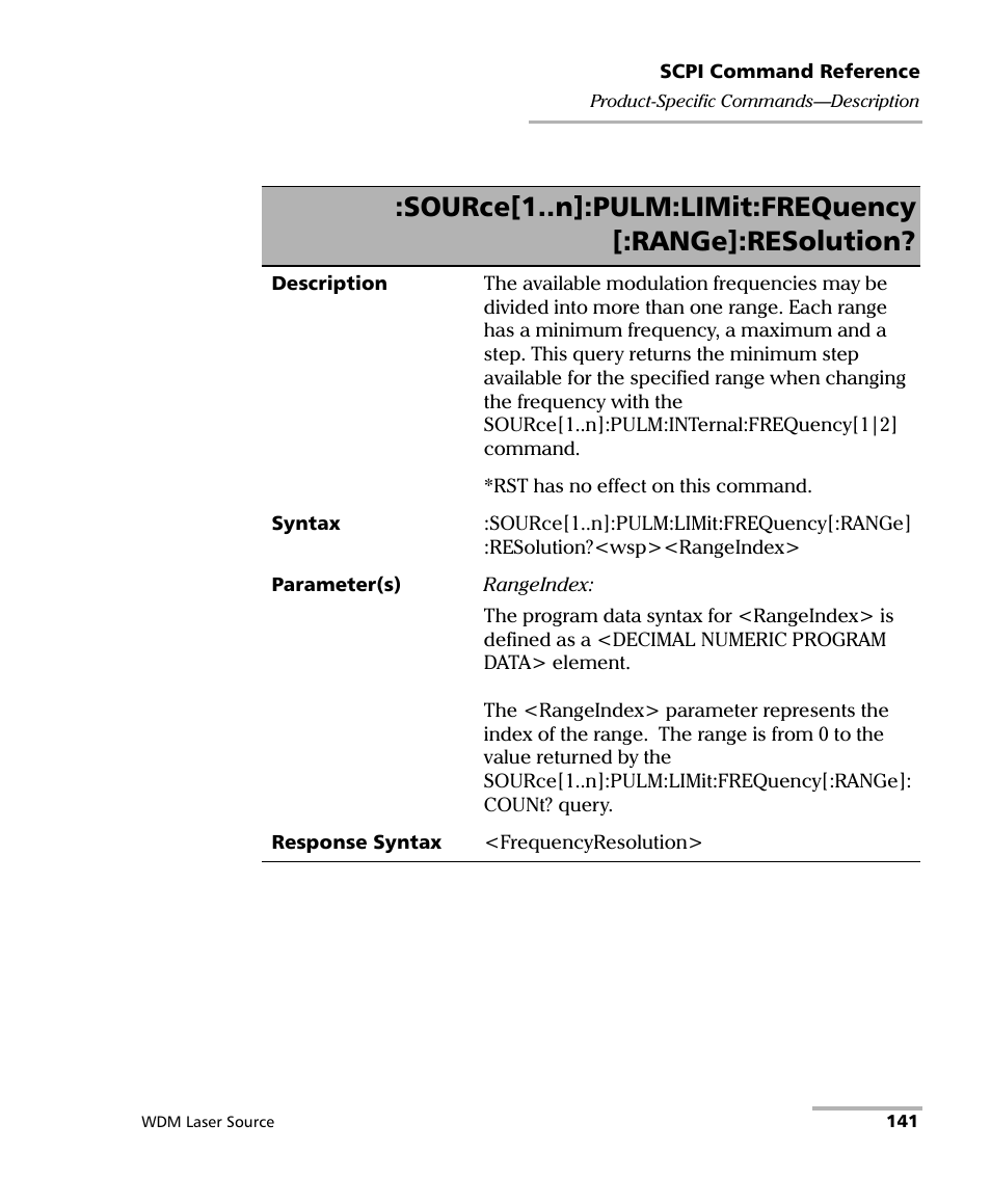 EXFO IQS-2400 WDM Laser Source for IQS-500/600 User Manual | Page 147 / 194