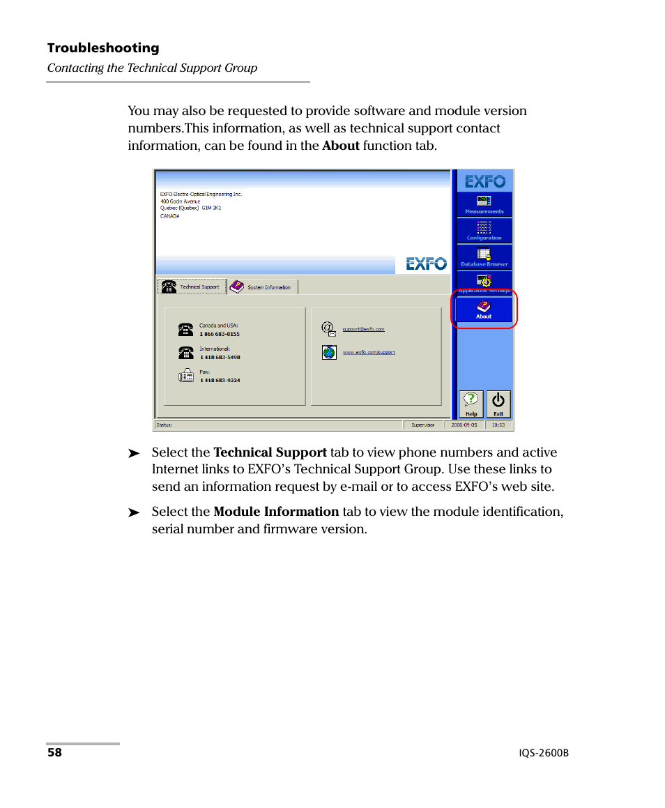 EXFO IQS-2600B Tunable Laser Source for IQS Platforms User Manual | Page 64 / 142