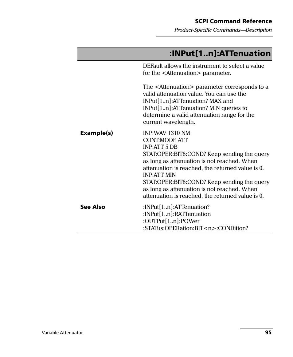 Input[1..n]:attenuation | EXFO IQS-3150 Variable Attenuator for IQS-500/600 User Manual | Page 101 / 161