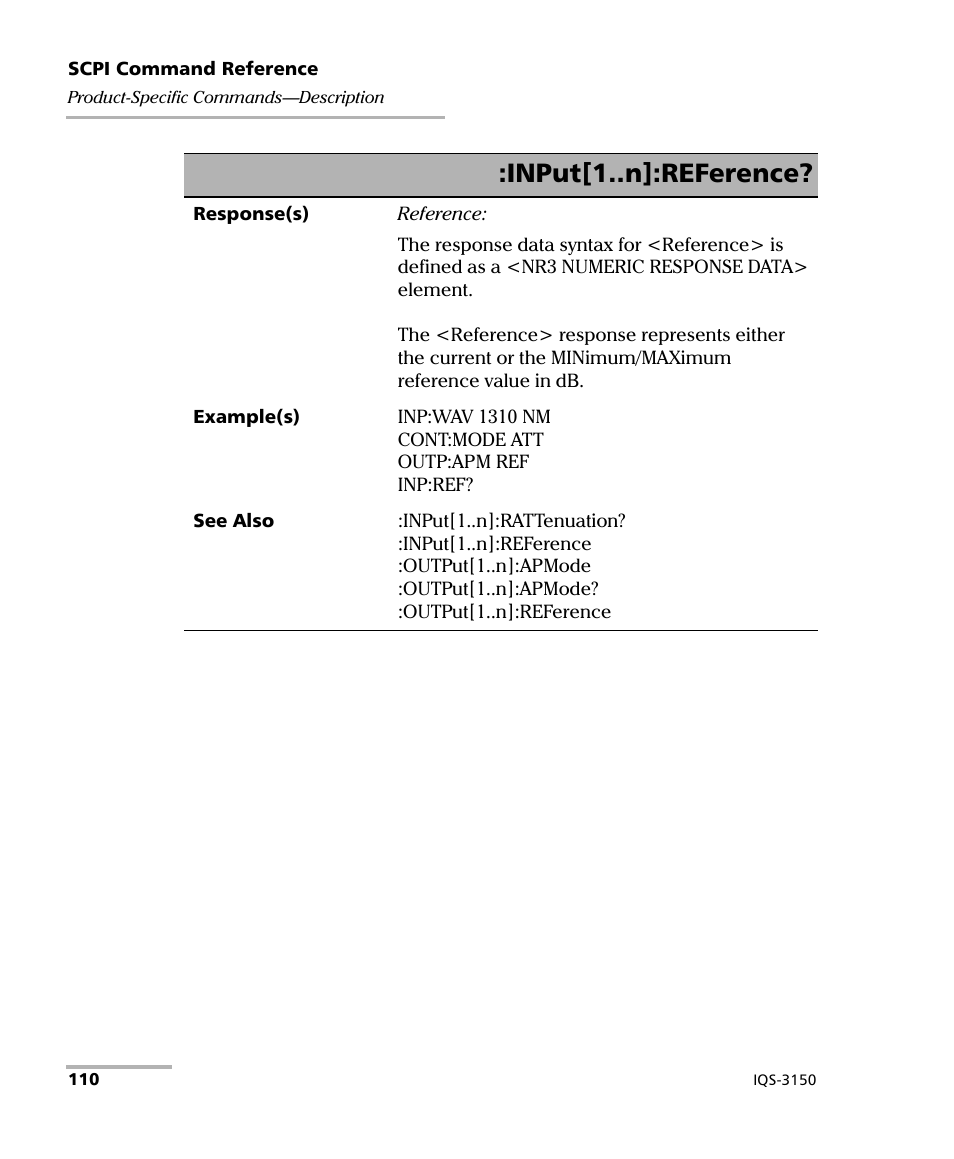 Input[1..n]:reference | EXFO IQS-3150 Variable Attenuator for IQS-500/600 User Manual | Page 116 / 161