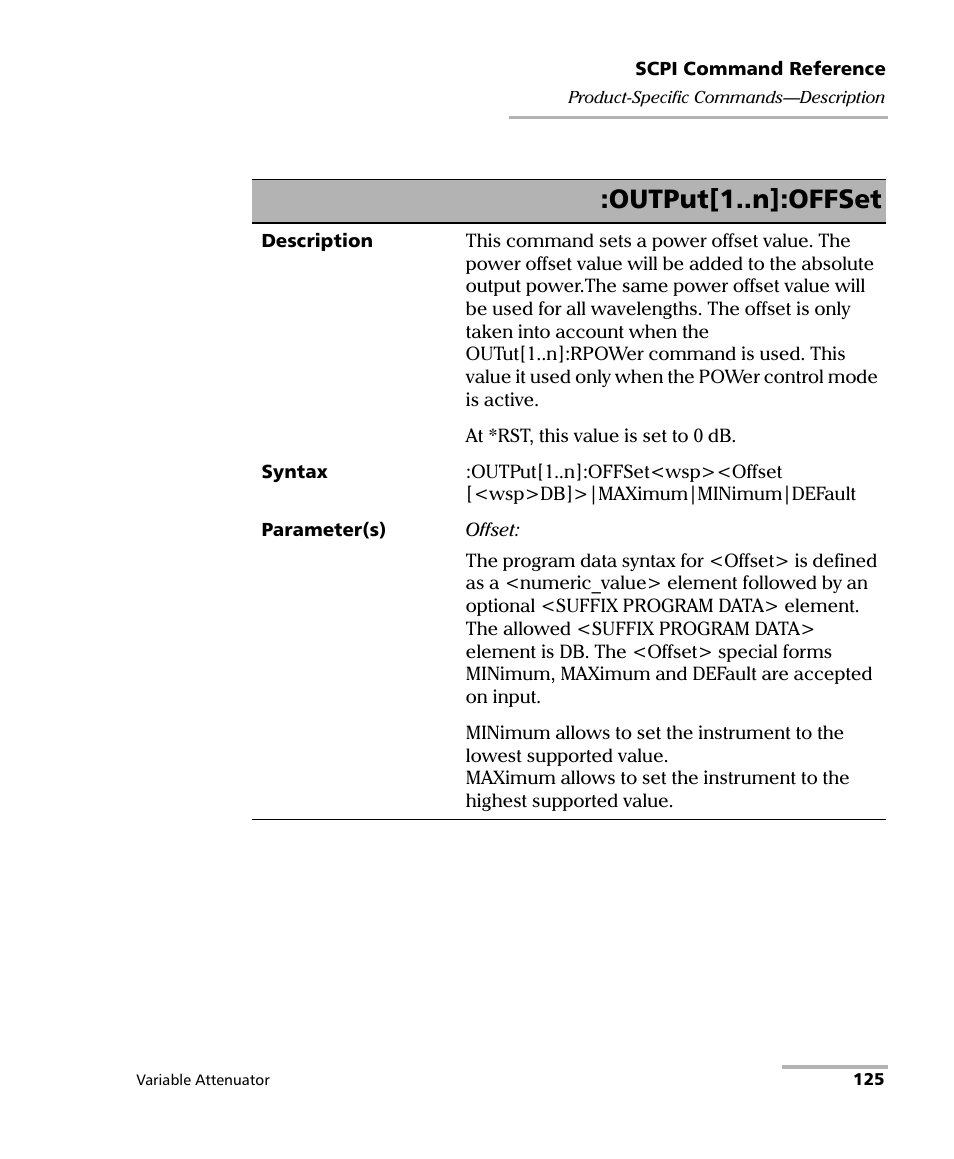 Output[1..n]:offset | EXFO IQS-3150 Variable Attenuator for IQS-500/600 User Manual | Page 131 / 161