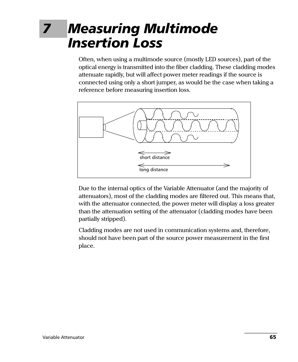 7 measuring multimode insertion loss, 7measuring multimode insertion loss | EXFO IQS-3150 Variable Attenuator for IQS-500/600 User Manual | Page 71 / 161