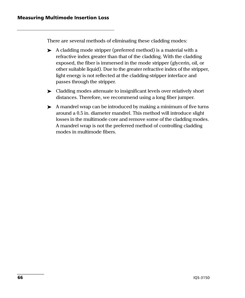 EXFO IQS-3150 Variable Attenuator for IQS-500/600 User Manual | Page 72 / 161