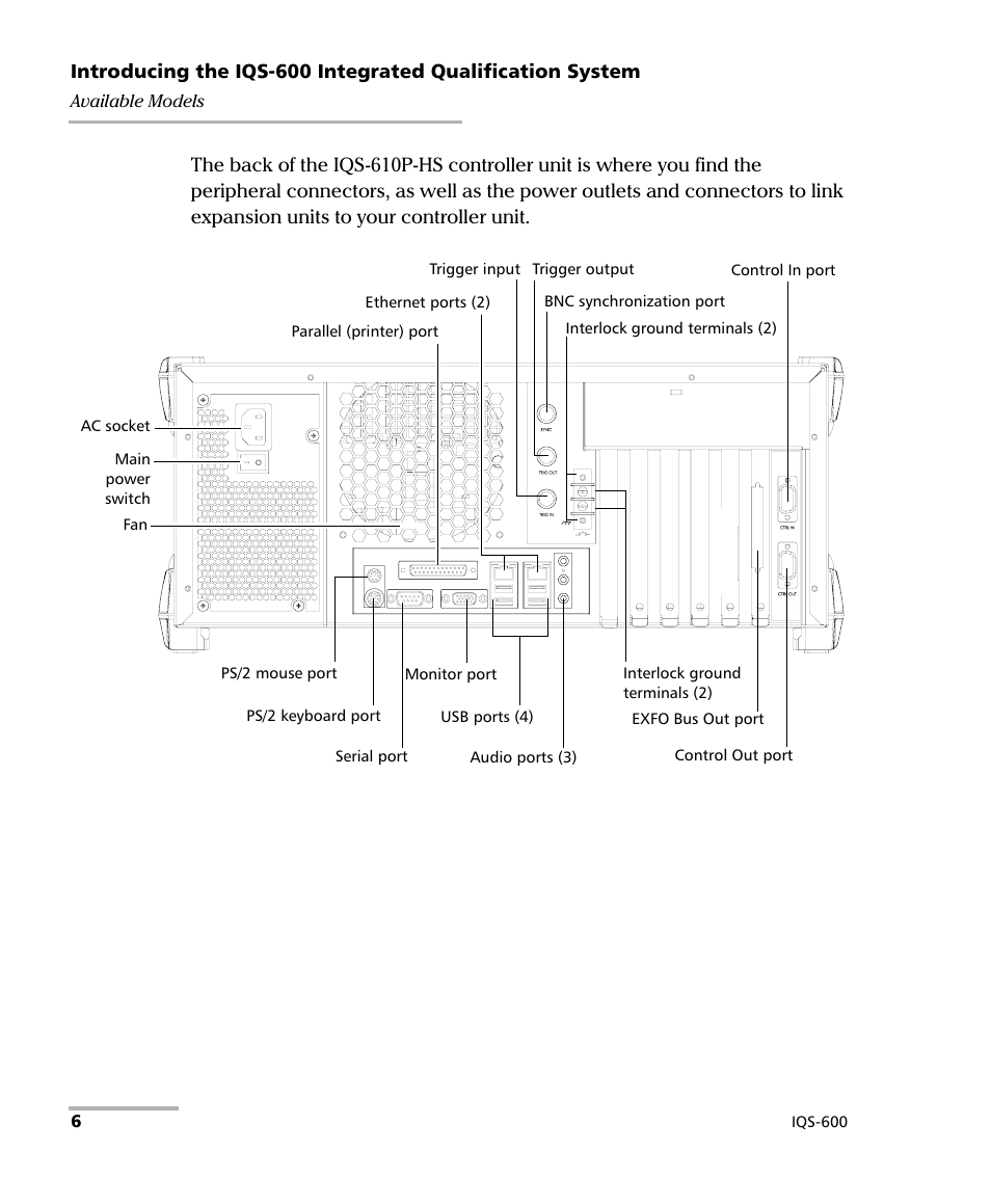 EXFO IQS-600 Integrated Qualification System User Manual | Page 14 / 357
