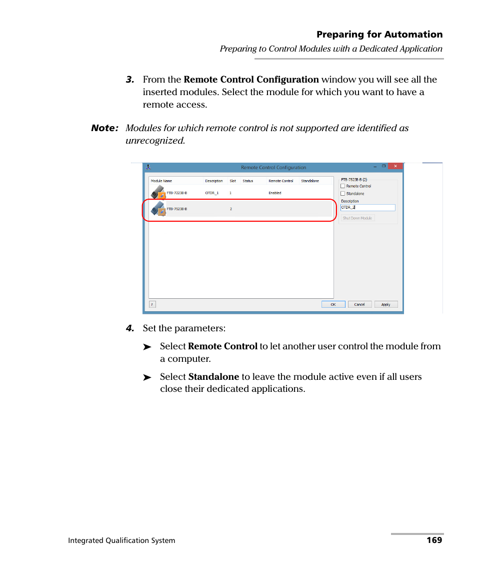 EXFO IQS-600 Integrated Qualification System User Manual | Page 177 / 357