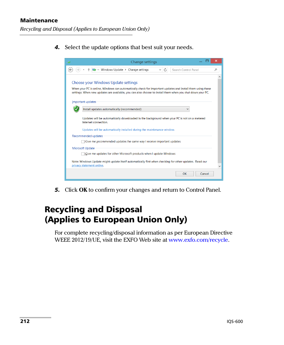 EXFO IQS-600 Integrated Qualification System User Manual | Page 220 / 357