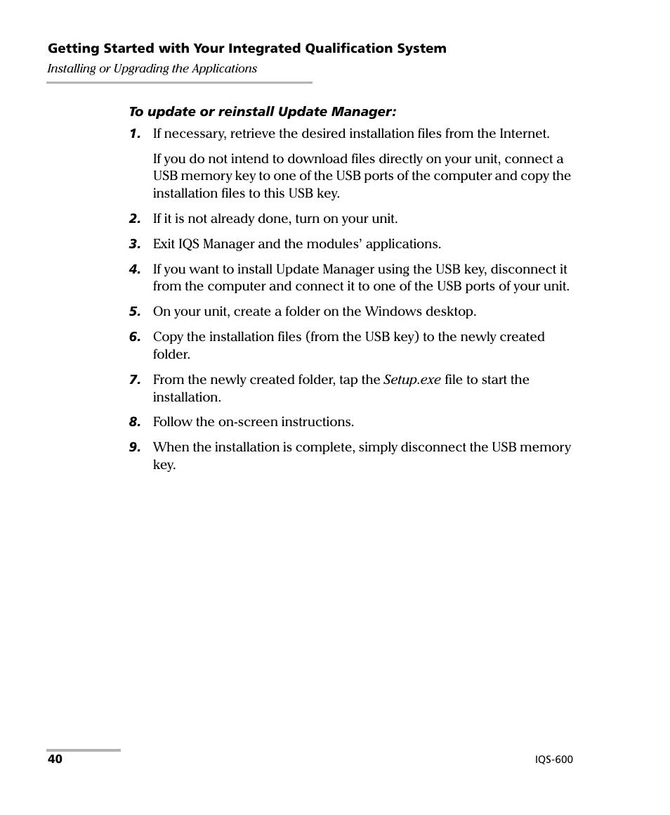 EXFO IQS-600 Integrated Qualification System User Manual | Page 48 / 357