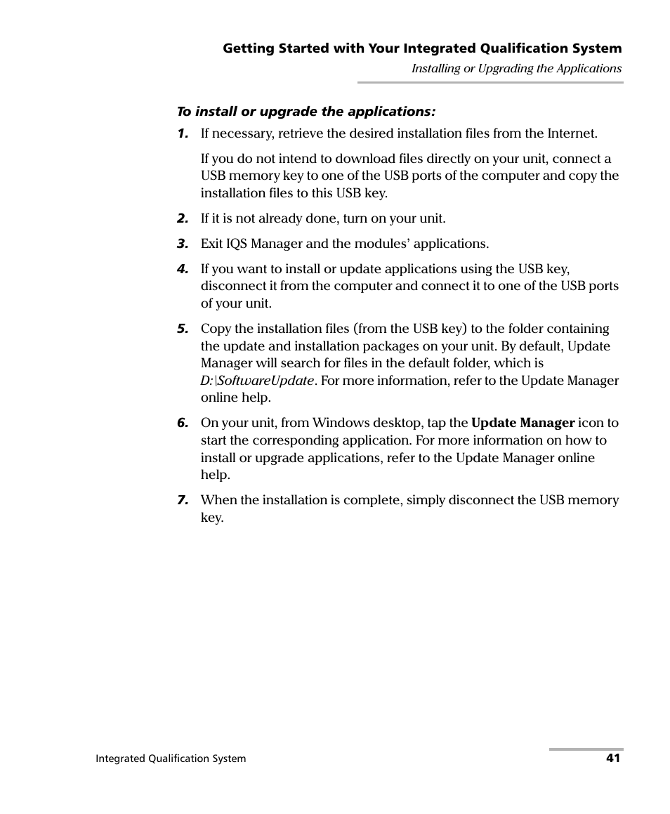 EXFO IQS-600 Integrated Qualification System User Manual | Page 49 / 357