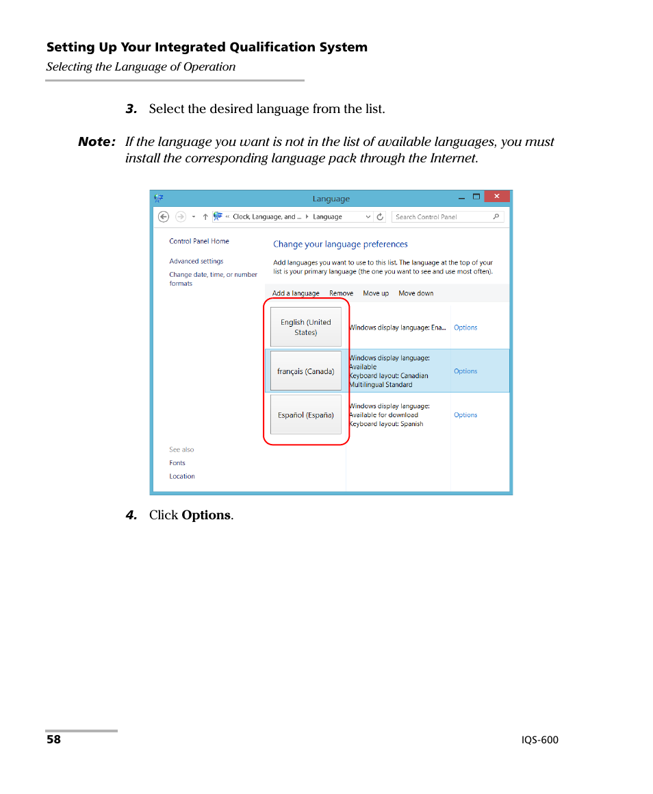 EXFO IQS-600 Integrated Qualification System User Manual | Page 66 / 357