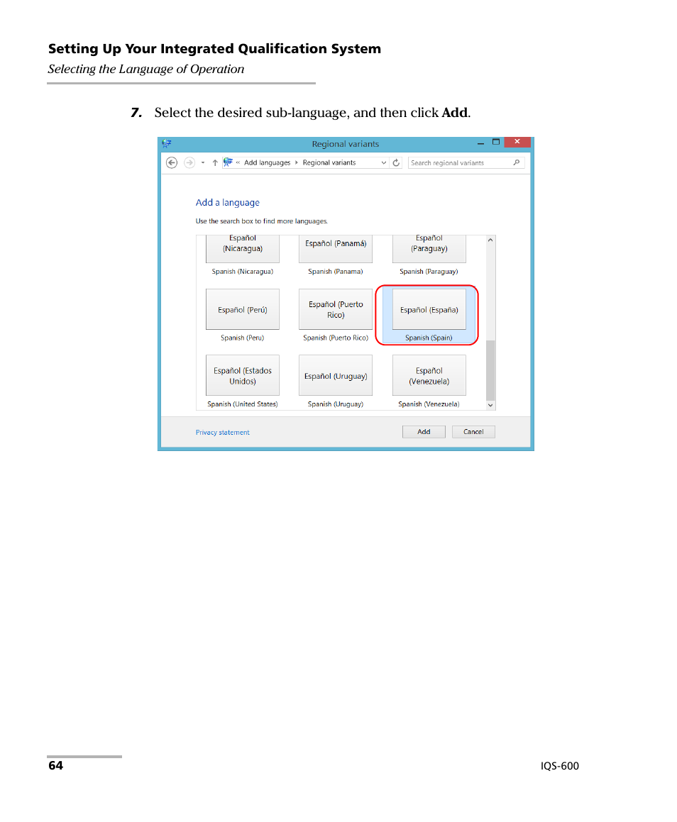 EXFO IQS-600 Integrated Qualification System User Manual | Page 72 / 357