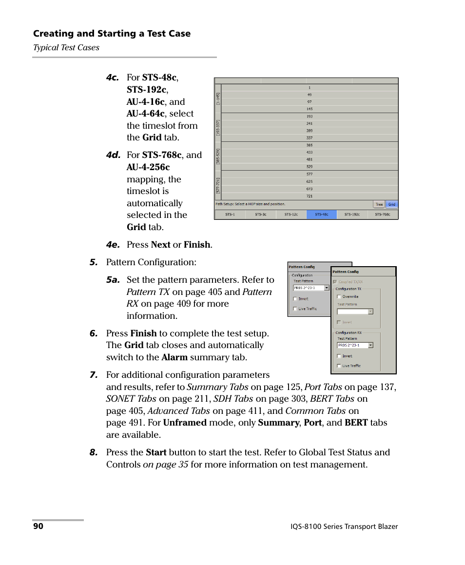 EXFO IQS-8100 Series Transport Blazer for IQS-600 User Manual | Page 104 / 719