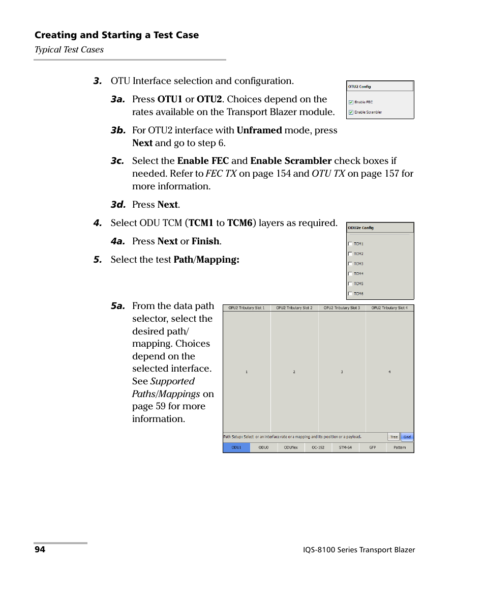 EXFO IQS-8100 Series Transport Blazer for IQS-600 User Manual | Page 108 / 719