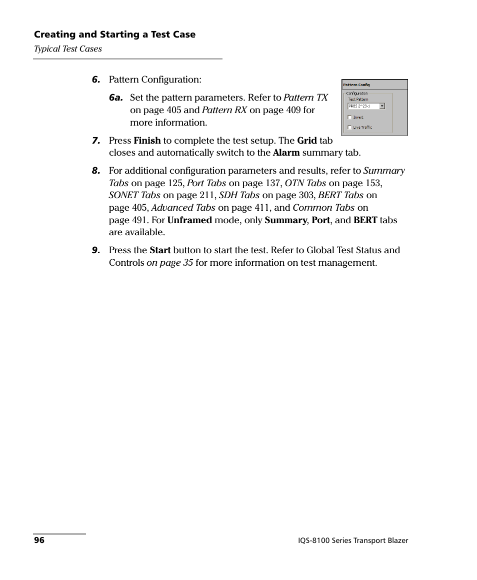EXFO IQS-8100 Series Transport Blazer for IQS-600 User Manual | Page 110 / 719