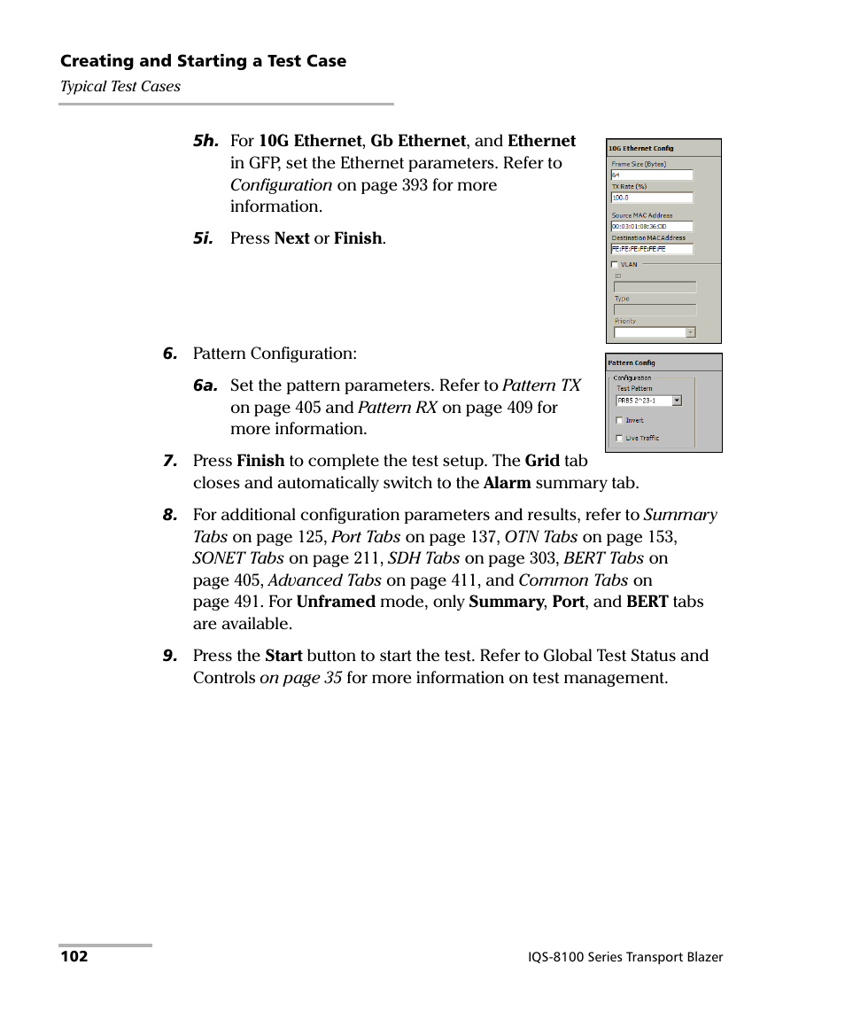 EXFO IQS-8100 Series Transport Blazer for IQS-600 User Manual | Page 116 / 719