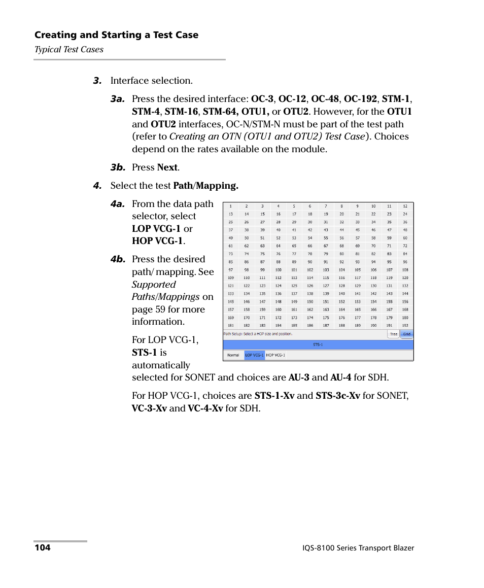 EXFO IQS-8100 Series Transport Blazer for IQS-600 User Manual | Page 118 / 719