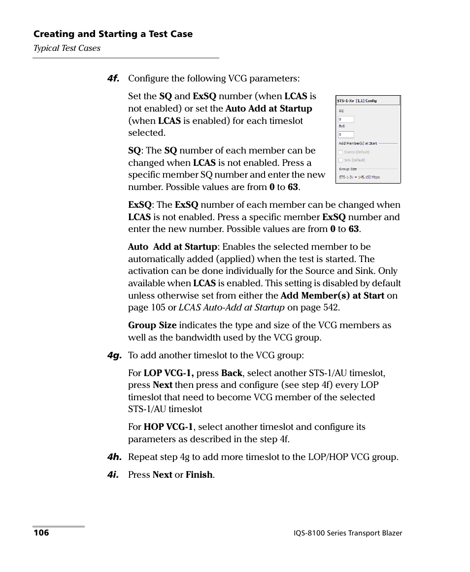 EXFO IQS-8100 Series Transport Blazer for IQS-600 User Manual | Page 120 / 719