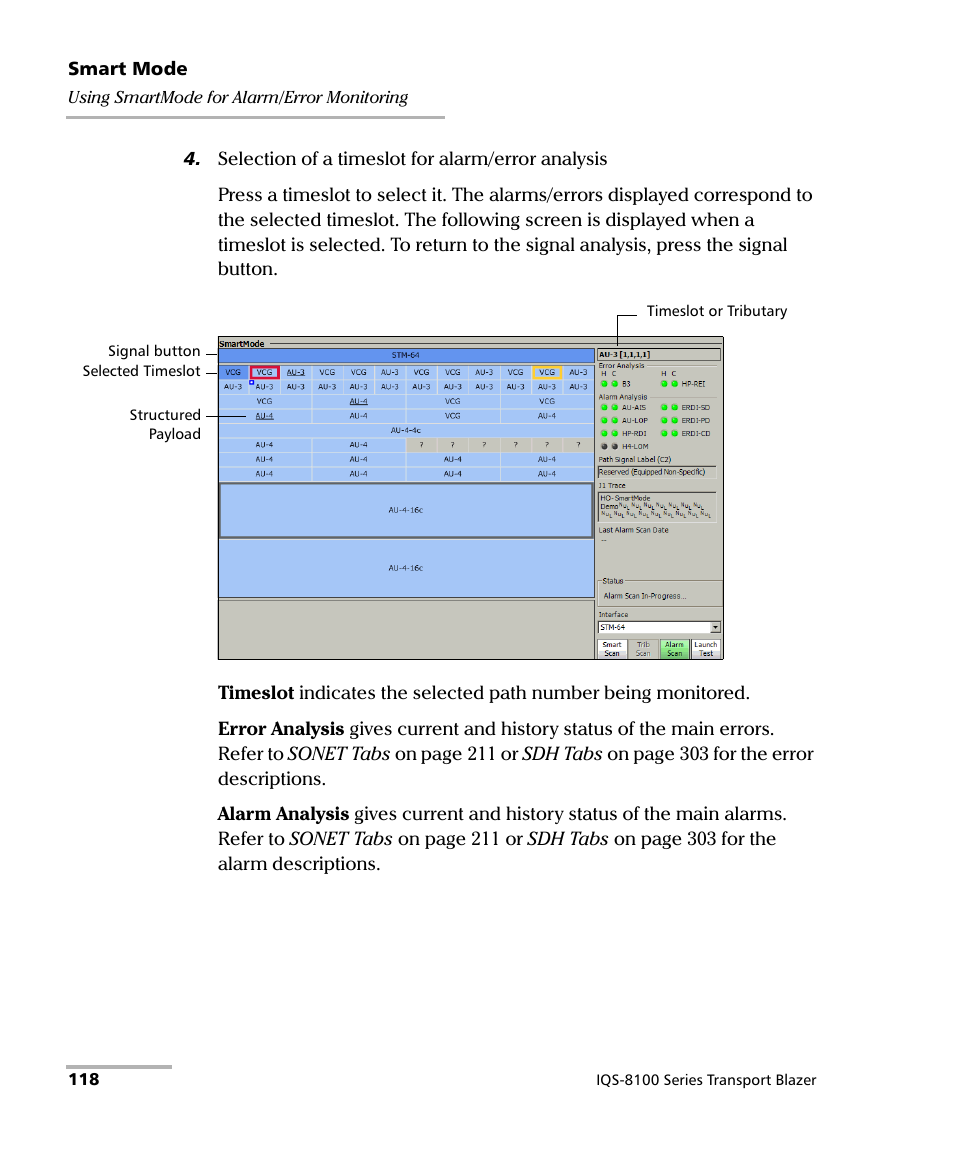 EXFO IQS-8100 Series Transport Blazer for IQS-600 User Manual | Page 132 / 719