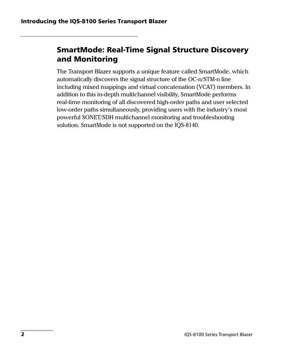 EXFO IQS-8100 Series Transport Blazer for IQS-600 User Manual | Page 16 / 719