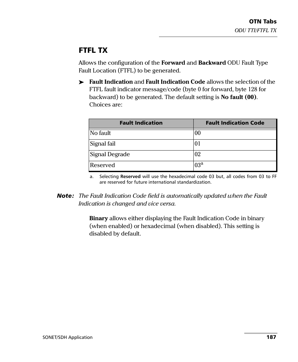 Ftfl tx | EXFO IQS-8100 Series Transport Blazer for IQS-600 User Manual | Page 201 / 719