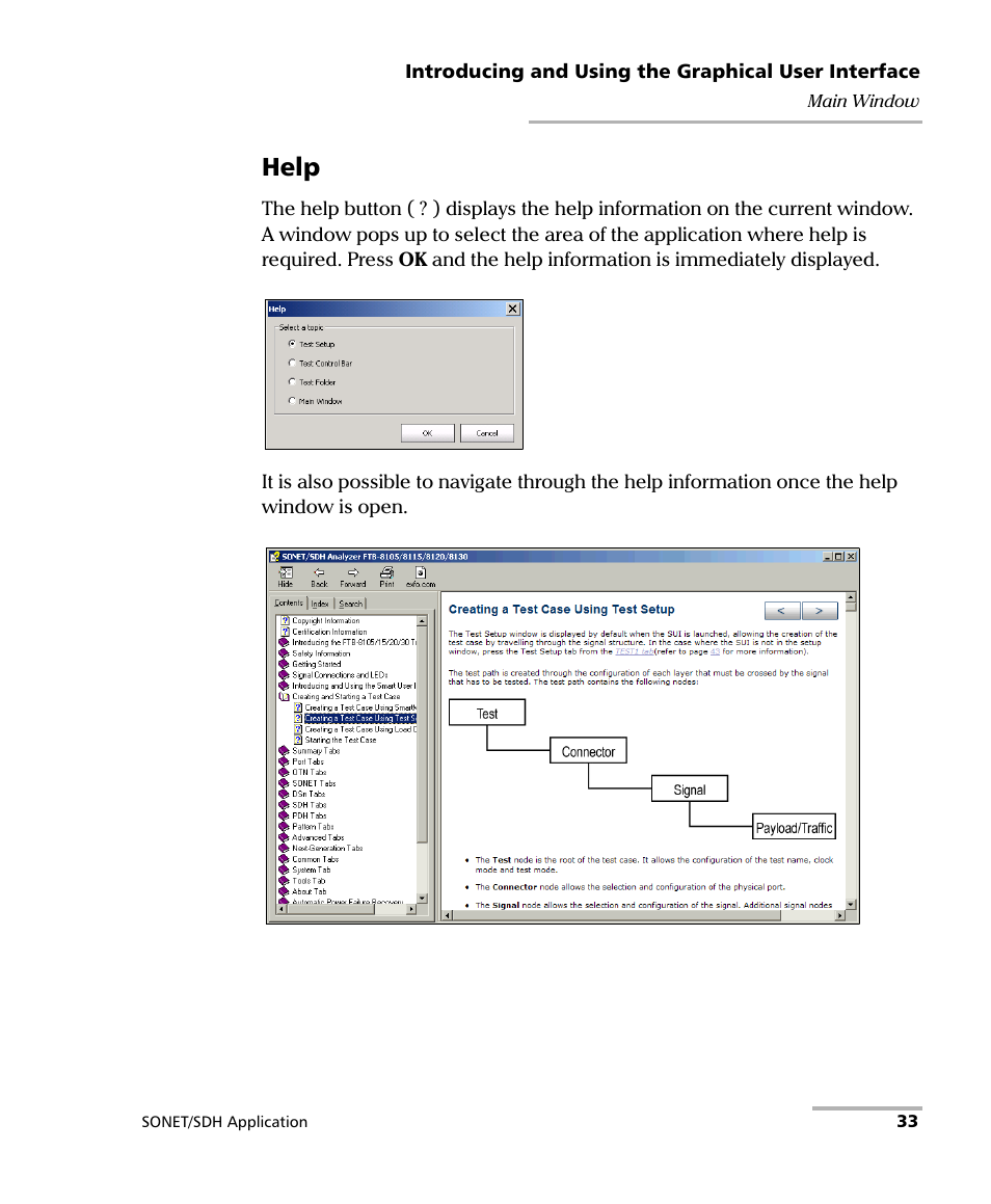 Help | EXFO IQS-8100 Series Transport Blazer for IQS-600 User Manual | Page 47 / 719