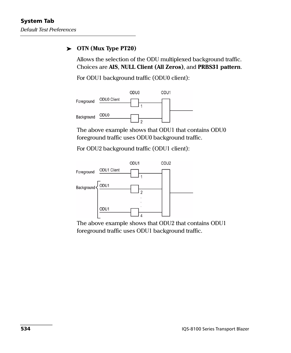 EXFO IQS-8100 Series Transport Blazer for IQS-600 User Manual | Page 548 / 719