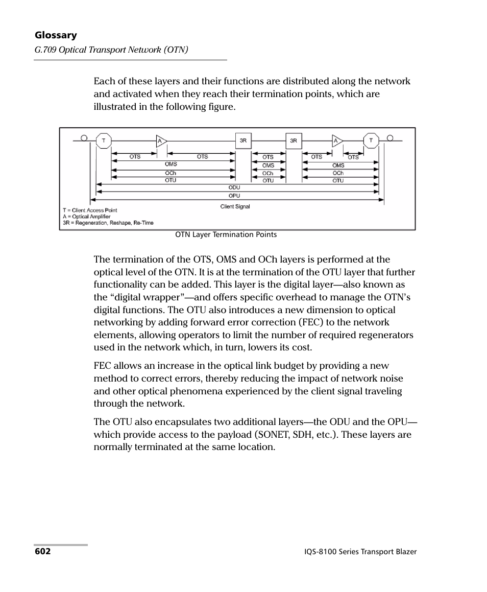 EXFO IQS-8100 Series Transport Blazer for IQS-600 User Manual | Page 616 / 719