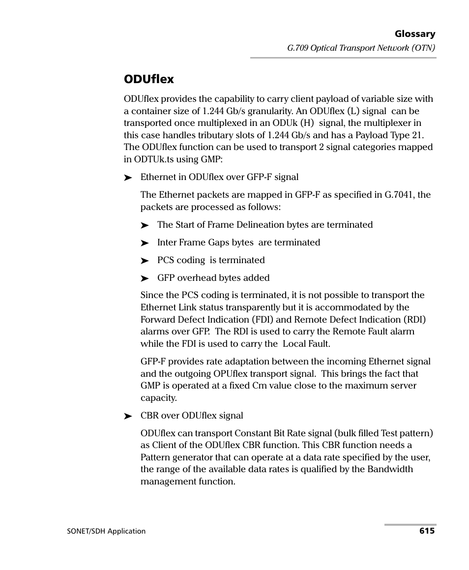 Oduflex | EXFO IQS-8100 Series Transport Blazer for IQS-600 User Manual | Page 629 / 719