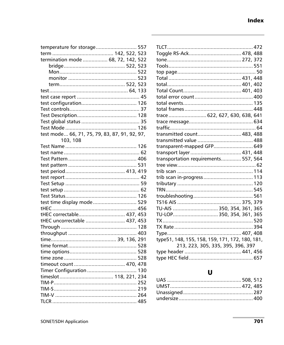 EXFO IQS-8100 Series Transport Blazer for IQS-600 User Manual | Page 715 / 719