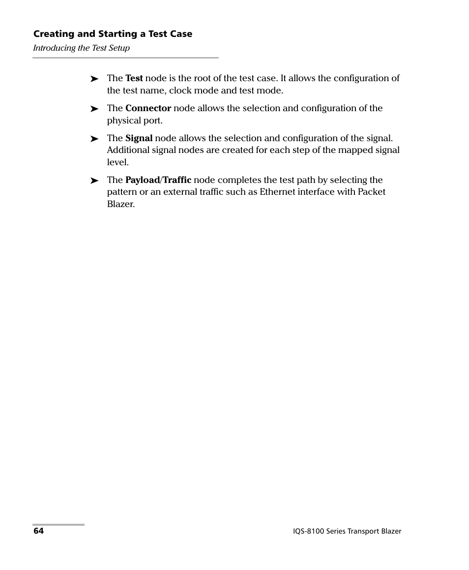 EXFO IQS-8100 Series Transport Blazer for IQS-600 User Manual | Page 78 / 719