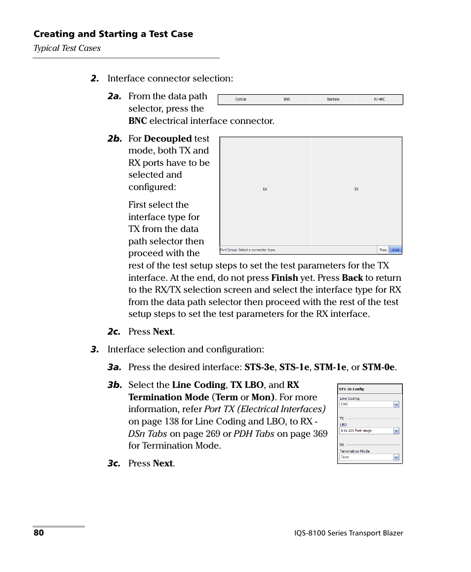 EXFO IQS-8100 Series Transport Blazer for IQS-600 User Manual | Page 94 / 719