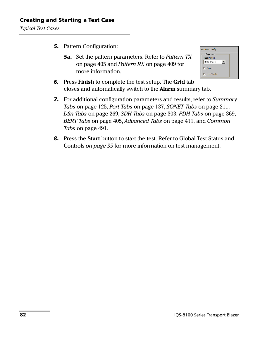 EXFO IQS-8100 Series Transport Blazer for IQS-600 User Manual | Page 96 / 719