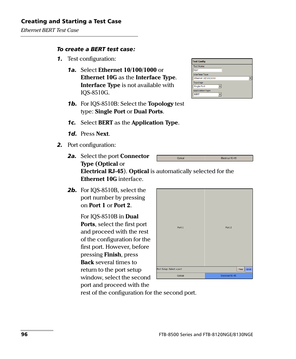 EXFO IQS-8500 Series for IQS-600 User Manual | Page 110 / 546