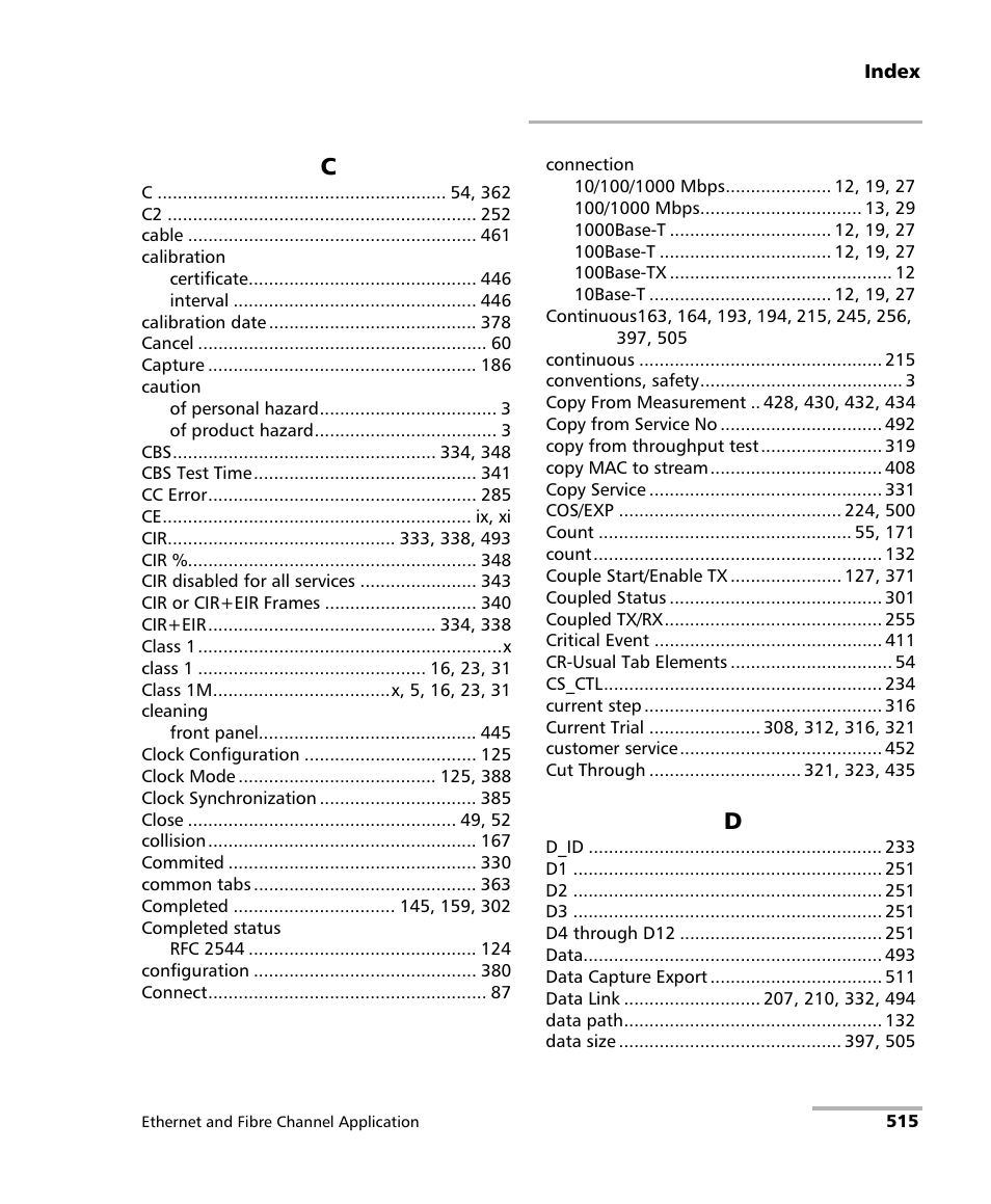 EXFO IQS-8500 Series for IQS-600 User Manual | Page 529 / 546