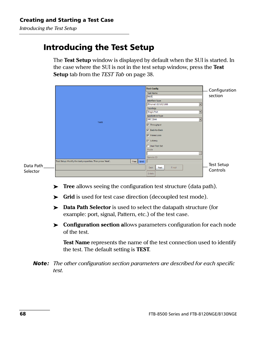 Introducing the test setup | EXFO IQS-8500 Series for IQS-600 User Manual | Page 82 / 546