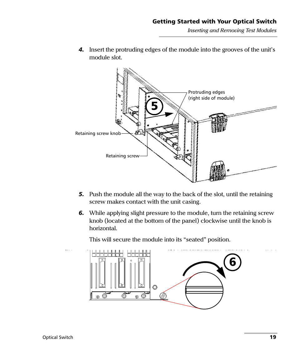 EXFO IQS-9100B Optical Switch for IQS-500/600 User Manual | Page 25 / 102
