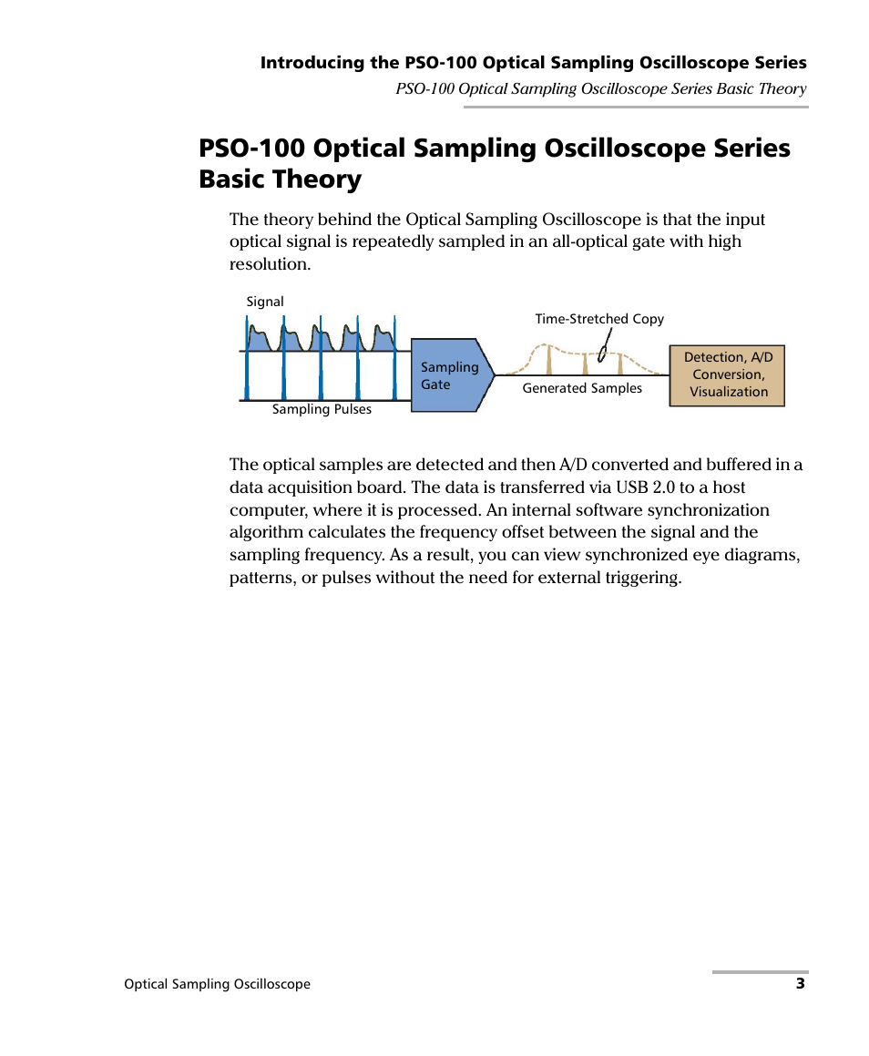 EXFO PSO-100 Series Optical Sampling Oscilloscopes User Manual | Page 11 / 140