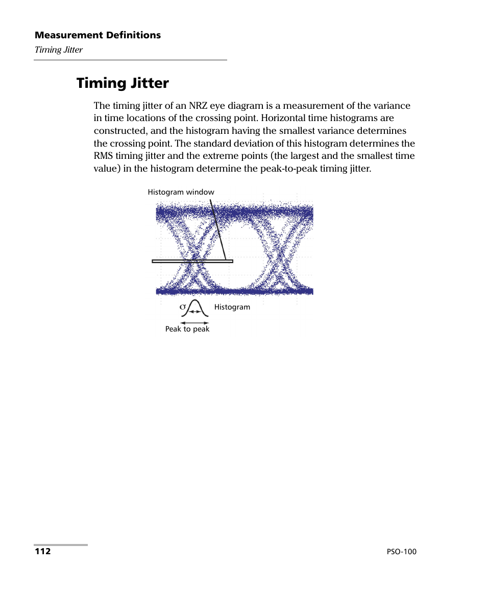 Timing jitter | EXFO PSO-100 Series Optical Sampling Oscilloscopes User Manual | Page 120 / 140