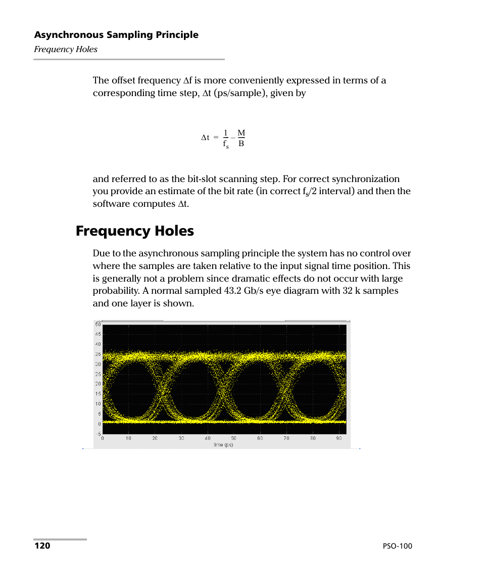 Frequency holes | EXFO PSO-100 Series Optical Sampling Oscilloscopes User Manual | Page 128 / 140