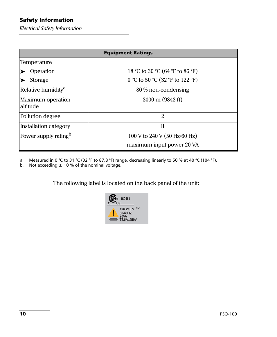 EXFO PSO-100 Series Optical Sampling Oscilloscopes User Manual | Page 18 / 140