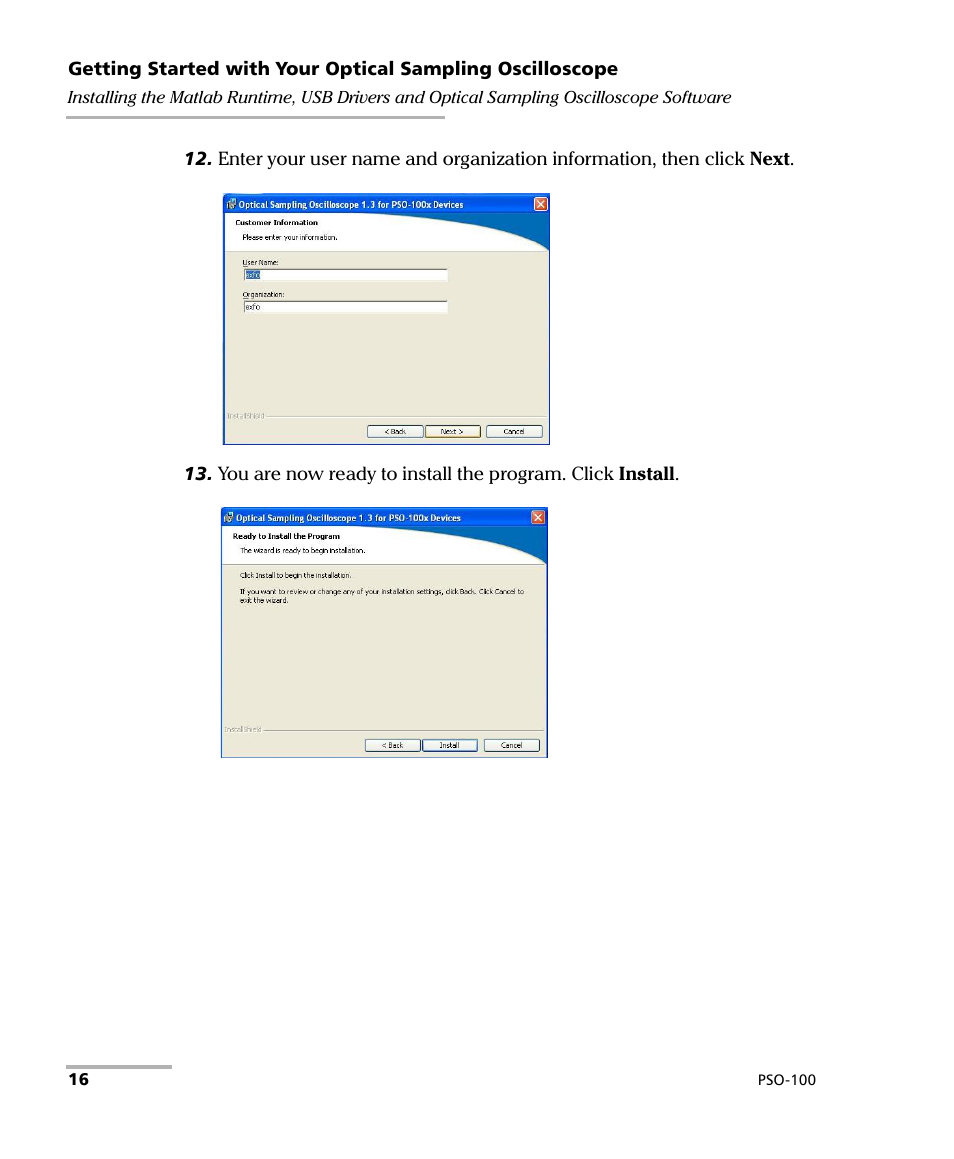 EXFO PSO-100 Series Optical Sampling Oscilloscopes User Manual | Page 24 / 140