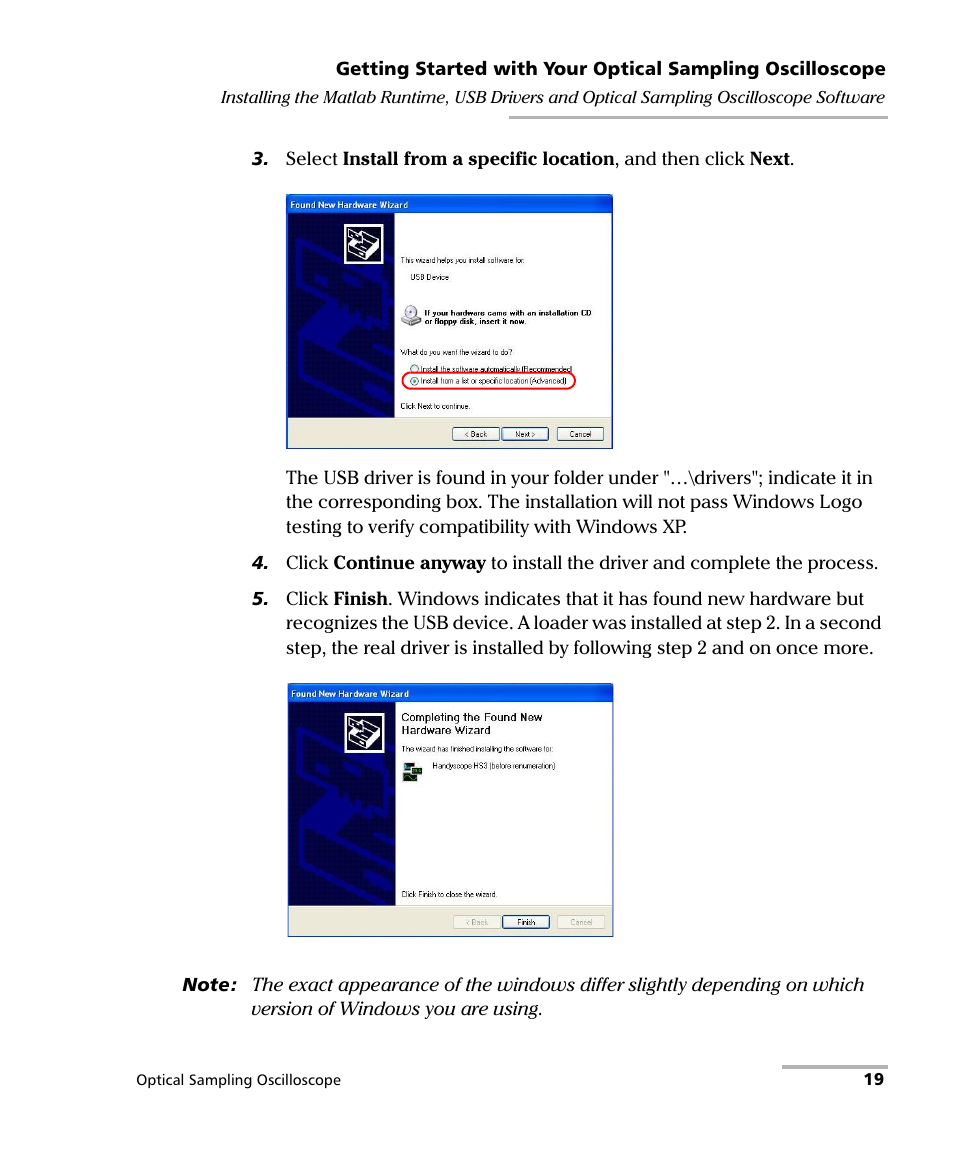 EXFO PSO-100 Series Optical Sampling Oscilloscopes User Manual | Page 27 / 140