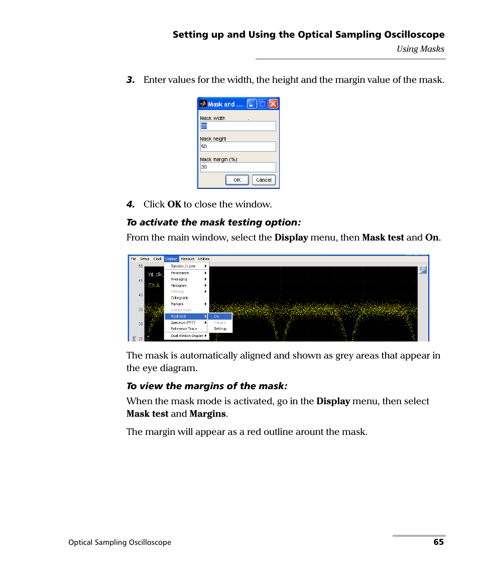 EXFO PSO-100 Series Optical Sampling Oscilloscopes User Manual | Page 73 / 140