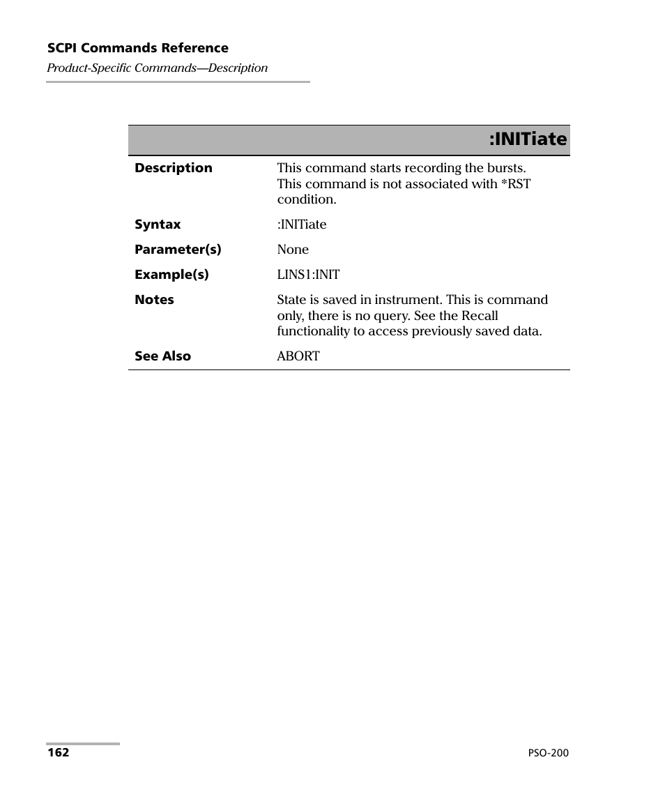 Initiate | EXFO PSO-200 Optical Modulation Analyzer User Manual | Page 170 / 285