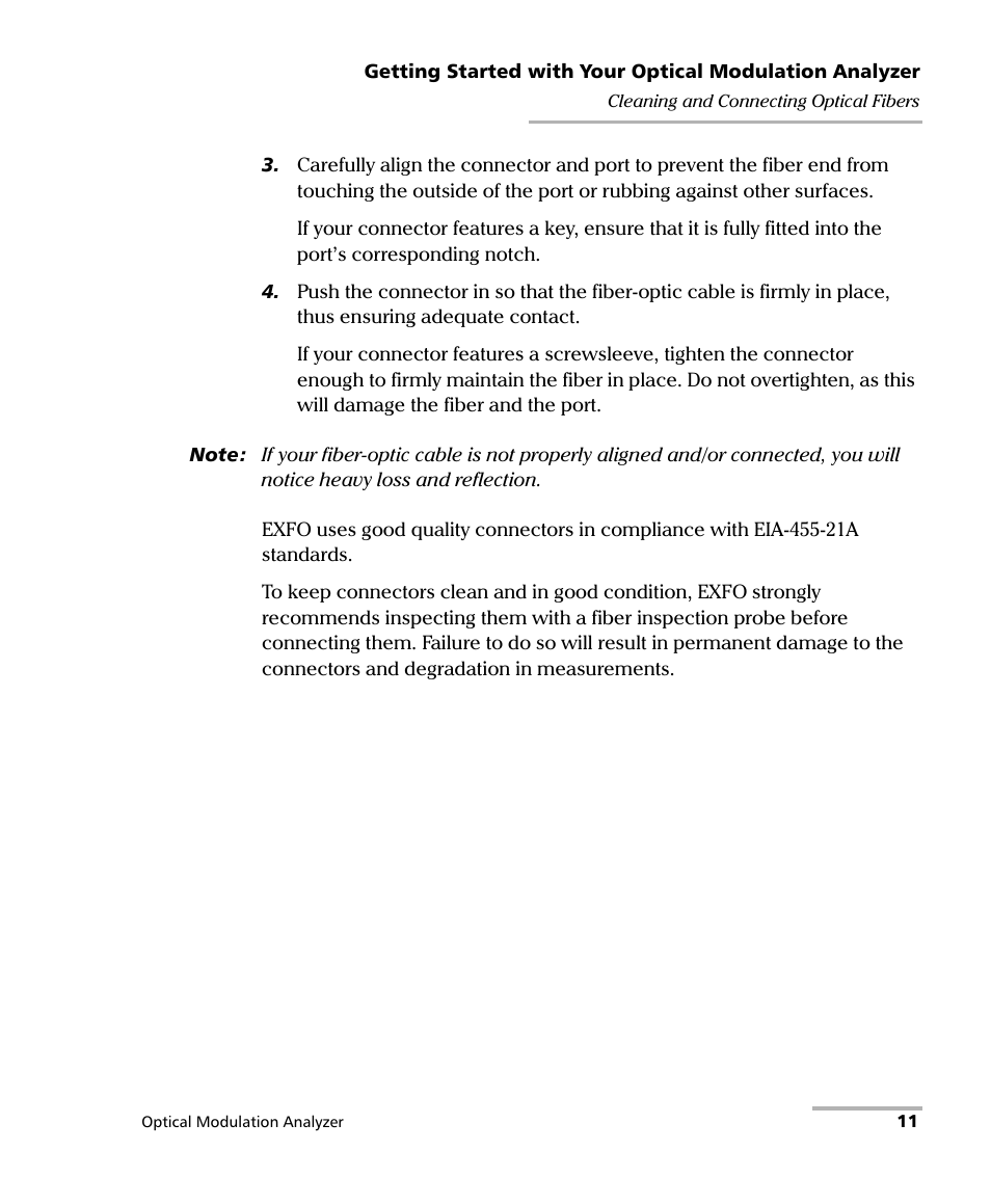 EXFO PSO-200 Optical Modulation Analyzer User Manual | Page 19 / 285