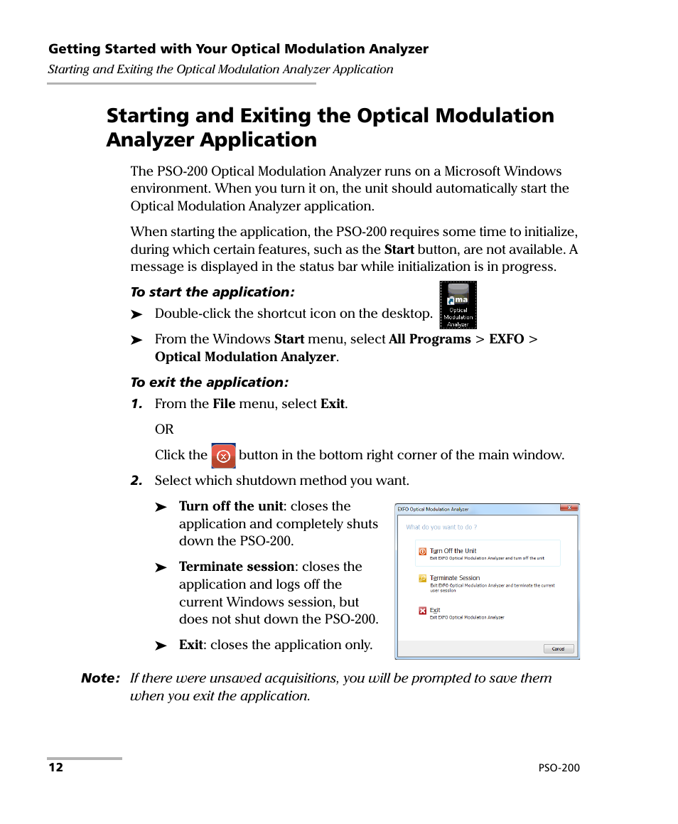 EXFO PSO-200 Optical Modulation Analyzer User Manual | Page 20 / 285