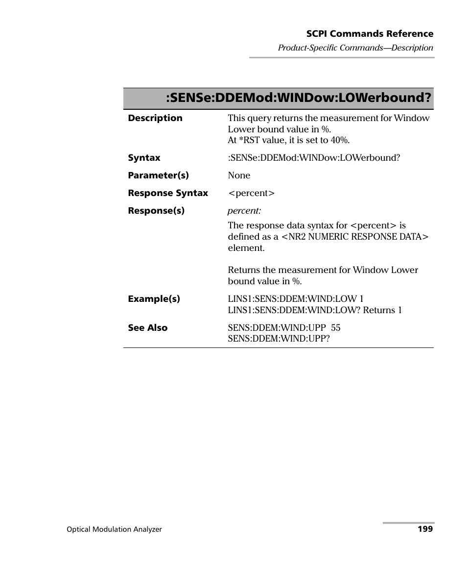 Sense:ddemod:window:lowerbound | EXFO PSO-200 Optical Modulation Analyzer User Manual | Page 207 / 285